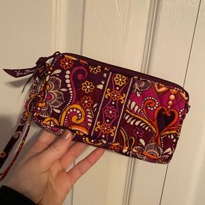Vera Bradley Safari Sunset long wristlet
